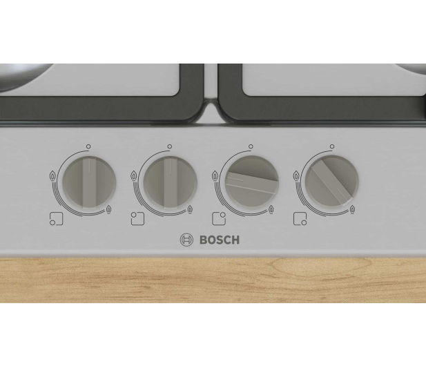Płyta gazowa Bosch PGH6B5K90 Żeliwne ruszty stal szlachetna - 1323603 - zdjęcie 4